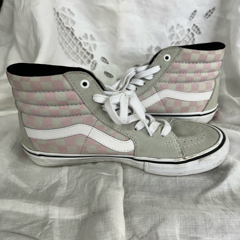 Vans Sk8 Hi Pro Checkered Sneakers